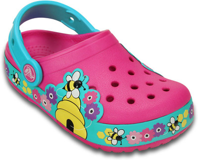 

Crocs Girls Slip-on Clogs(Pink, Black