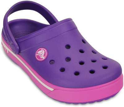 

Crocs Girls Slip-on Clogs(Purple, Black