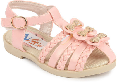 

N Five Girls Buckle Flats(Pink