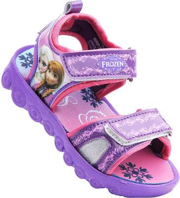 

Disney Girls Sling Back Toe Ring Sandals(Pink, Violet
