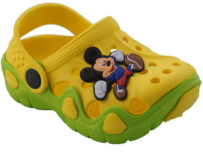 

Pollo Boys & Girls Sling Back Clogs(Yellow