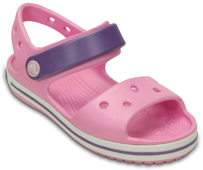 

Crocs Boys & Girls Sling Back Clogs(Pink, Carnation/blue violet