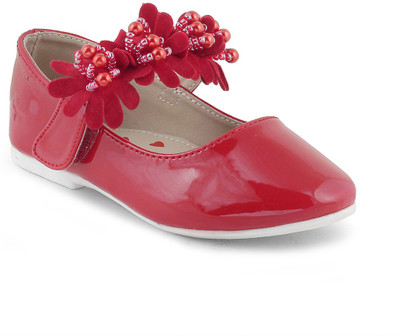 

Kittens Girls Slip-on Mary Janes(Red