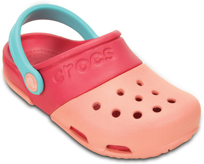 

Crocs Girls Slip-on Clogs(Orange, Black