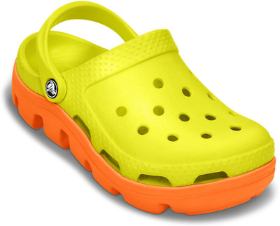

Crocs Girls Slip-on Clogs(Yellow, Black