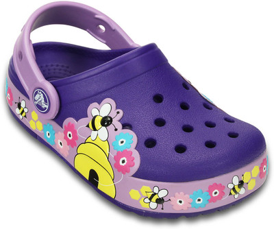 

Crocs Girls Slip-on Clogs(Purple, Ultraviolet/iris