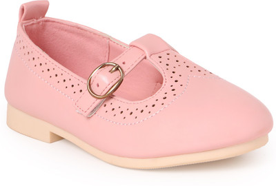 

N Five Girls Buckle Flats(Pink
