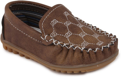 

N Five Boys & Girls Slip-on Flats(Brown