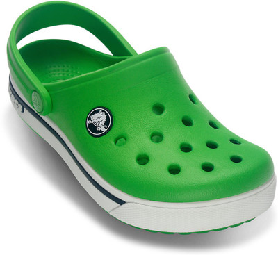 

Crocs Girls Slip-on Clogs(Green, Lime/navy