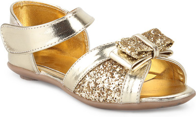 

Apick Girls Sling Back Flats(Gold