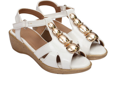 

Lily Girls Sling Back Peep Toes(White