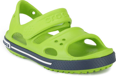 

Crocs Boys Slip-on Sports Sandals(Light Green, Black