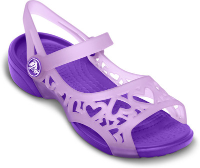 

Crocs Girls Slip-on Sports Sandals(Purple, Black