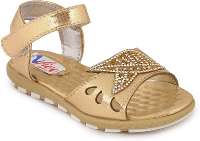 

N Five Girls Buckle Strappy Sandals(Gold
