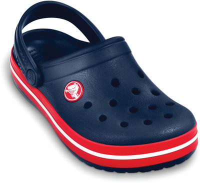 

Crocs Girls Slip-on Clogs(Blue, Navy/red