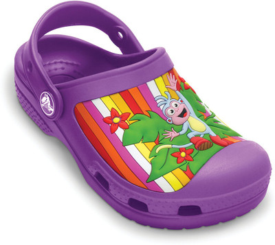 

Crocs Girls Slip-on Clogs(Purple, Black