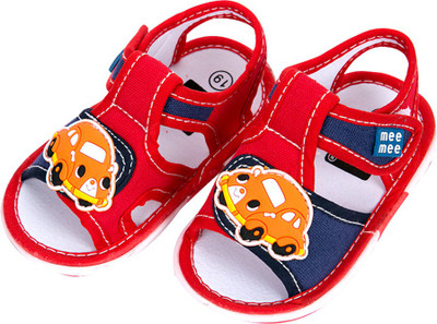 MeeMee Boys Slip-on Flats(Red