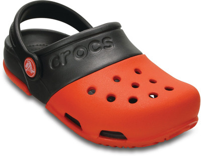 

Crocs Boys & Girls Slip-on Clogs(Orange, Black