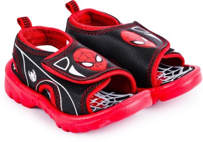 

Spiderman Boys Sling Back Sports Sandals(Black, Black/red