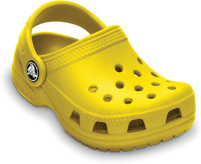 

Crocs Girls Slip-on Clogs(Yellow, Black