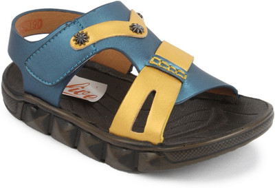 

N Five Boys & Girls Buckle Strappy Sandals(Blue
