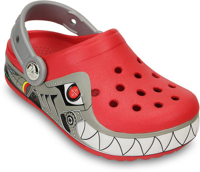 Crocs Boys Slip-on Clogs(Red, Red/silver