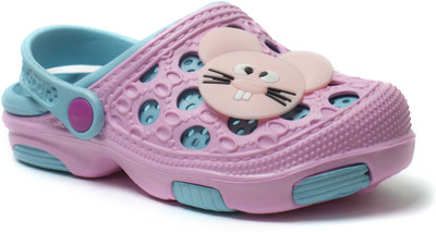 

Phedarus Girls Sling Back Clogs(Pink, Pink & light blue