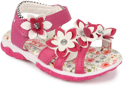 

N Five Girls Buckle Strappy Sandals(Pink