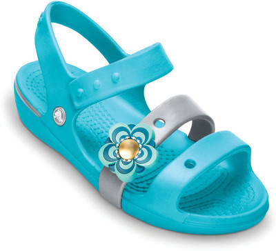 

Crocs Girls Slip-on Sports Sandals(Blue, Black