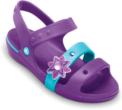 

Crocs Girls Slip-on Sports Sandals(Purple, Black