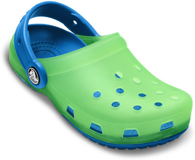 

Crocs Girls Slip-on Clogs(Green, Lime/sea blue