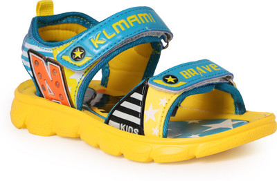 

N Five Boys Buckle Flats(Multicolor, Yellow & blue