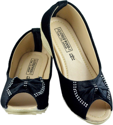 

Leatherwood1 Girls Slip-on Heels(Black