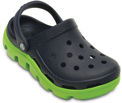 

Crocs Boys Slip-on Clogs(Blue, Navy/volt green