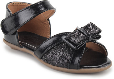 

Stepee Girls Sling Back Flats(Black