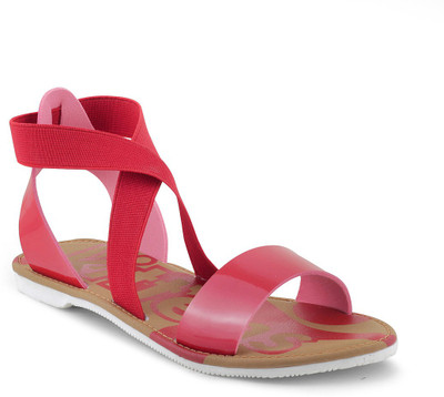 

Kittens Girls Buckle Flats(Red