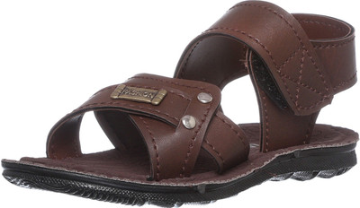 

GRAS Boys & Girls Sling Back Sports Sandals(Brown