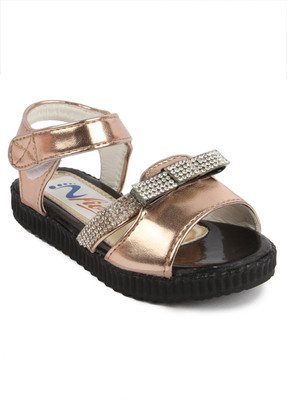 

N Five Girls Buckle Strappy Sandals(Gold