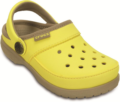 

Crocs Boys & Girls Slip-on Clogs(Yellow, Black