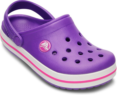 

Crocs Boys & Girls Slip-on Clogs(Purple, Black