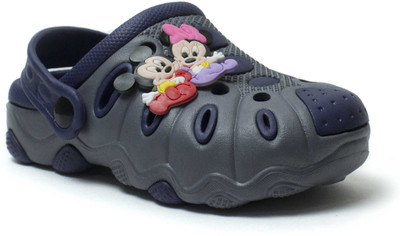 

Phedarus Boys Sling Back Clogs(Grey, Grey & blue
