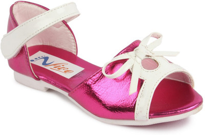 

N Five Girls Buckle Strappy Sandals(Pink, Peachpuff