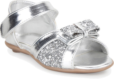 

Apick Girls Sling Back Flats(Silver