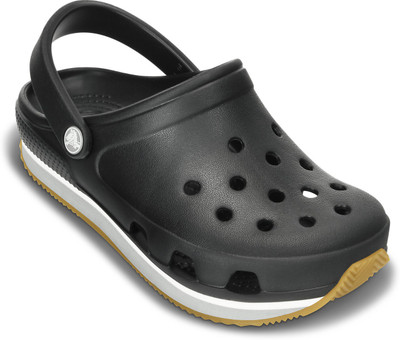 

Crocs Girls Slip-on Clogs(Black, Black/light grey
