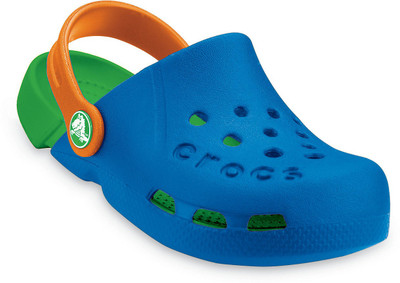 

Crocs Boys & Girls Slip-on Clogs(Blue, Sea blue/lime