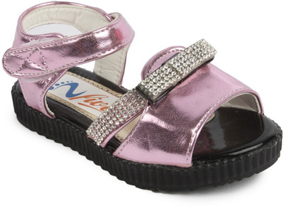 

N Five Girls Buckle Strappy Sandals(Purple