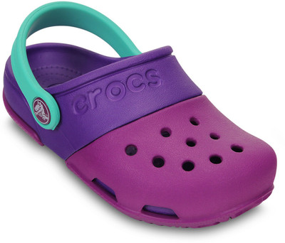 

Crocs Girls Slip-on Clogs(Purple, Black