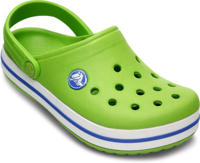 

Crocs Boys & Girls Slip-on Clogs(Green, Volt green/varsity blue