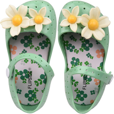 

Flipside Girls Slipper Flip Flop(Green, Lily green
