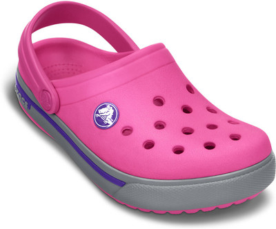 

Crocs Girls Slip-on Clogs(Pink, Fuchsia/light grey